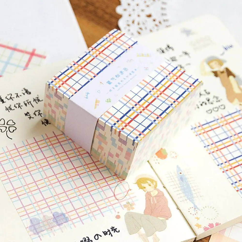 

400sheets Memo Pads Sticky Notes Cutelattice Junk Journal diary Scrapbooking Notepad Paper Office stationery Stickers Schoo B2V9