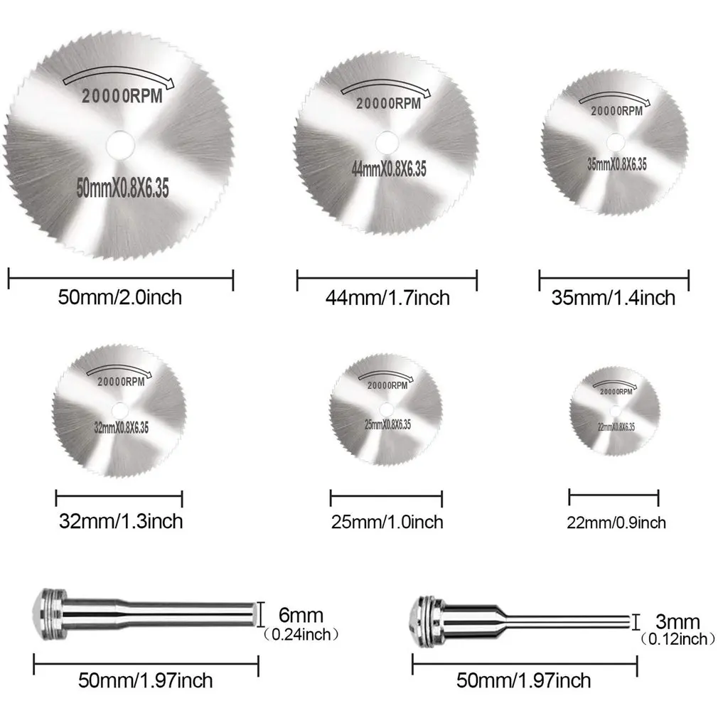

42Pcs Rotary Tool Accessories Cutting Wheels Set Diamond Cutting Wheels Resin Cutting Off Wheels HSS Circular Saw Blades