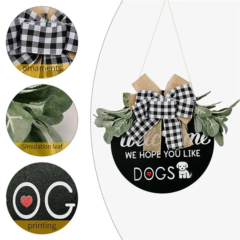 

Putuo Decor Home Wooden Signs Family Wood Wall Plaque Wood Art Home Decor for Dog/Cat Wooden Pendant Home Wall Decoration