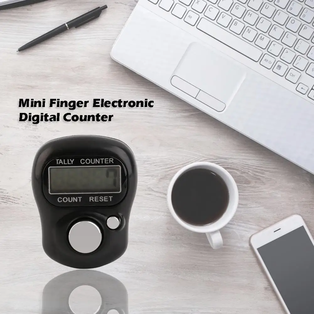 1Pcs Portable Electronic Digital Counter Mini LCD Hand Held Finger Ring Tally Stitch For Sewing Knitting Weave Tool | Инструменты