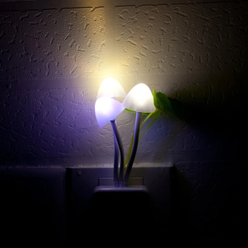 Прекрасный Красочный светодиодный ночник мини-лампа со светочувствительным