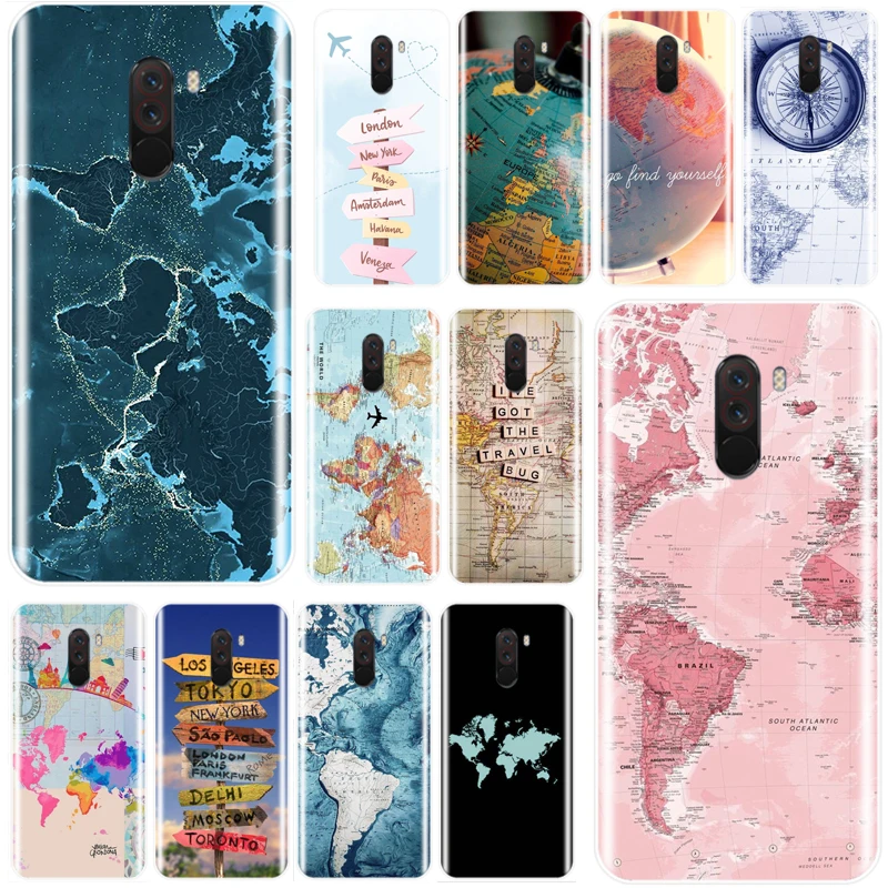 Силиконовый чехол ciciber с картой мира для Xiaomi redmi 4 4X 5A 5 5Plus Note 5Pro 6 7 8 Pro мягкая задняя
