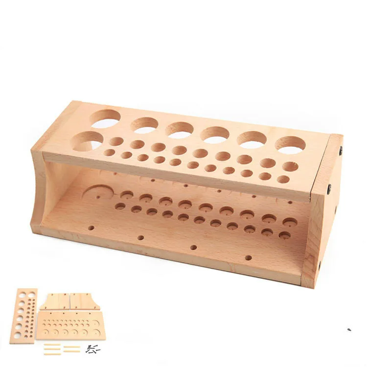 Стеллаж для инструментов DIY кожаный инструмент стол печати восковая линия ящик