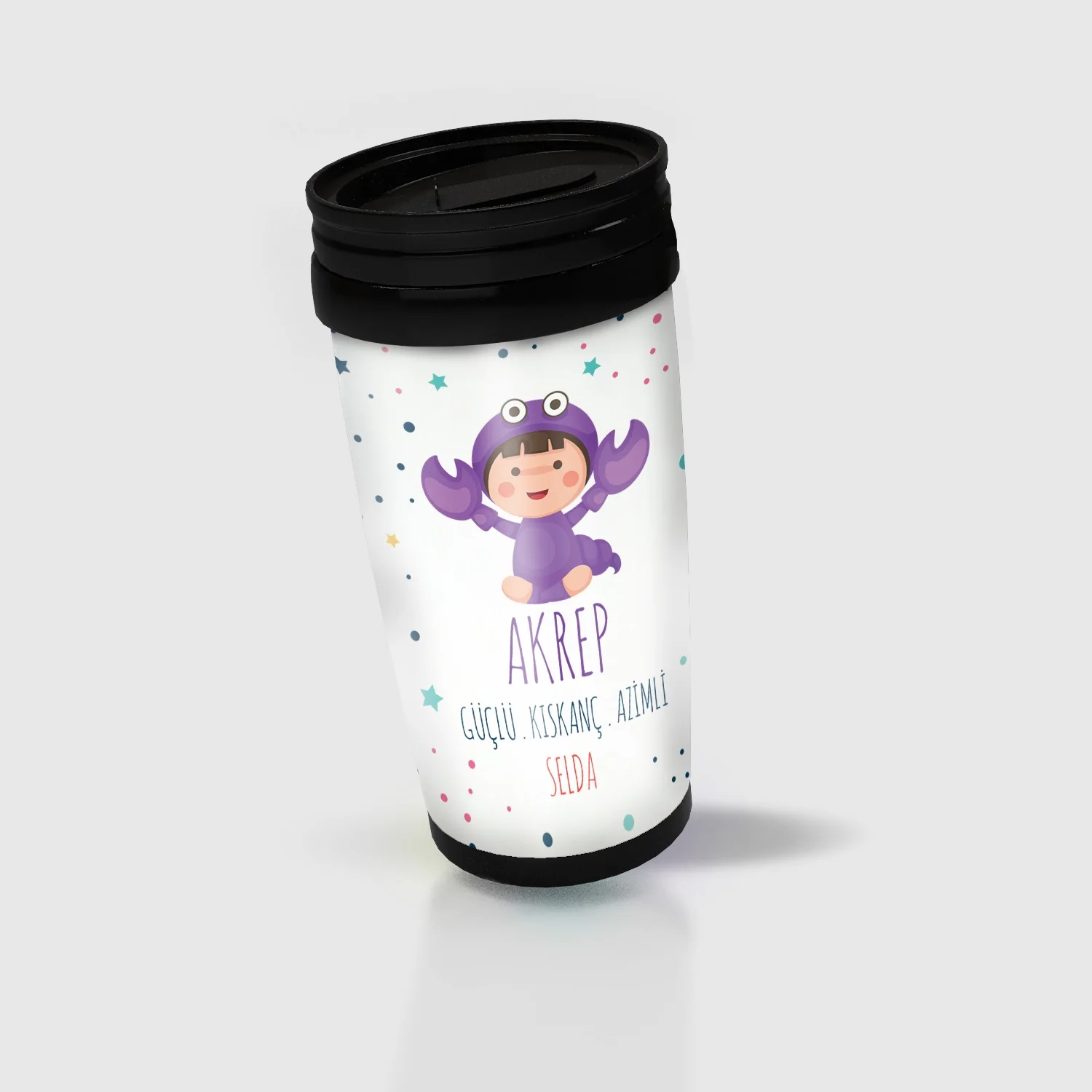 

Personalized Characteristic Scorpio Sign Themed Thermos