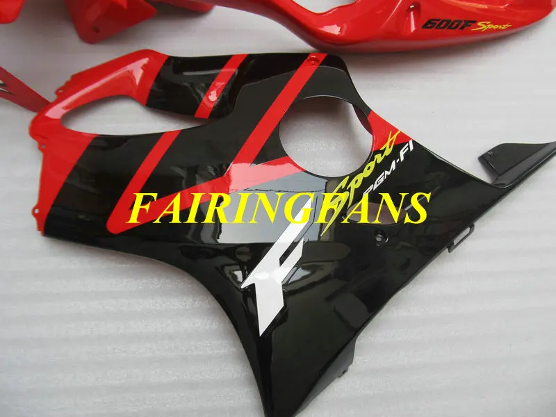 Инжекционный комплект обтекателей для HONDA CBR600F4I 01 02 03 CBR600 F4I 600F4I 2001 2002 2003 черный