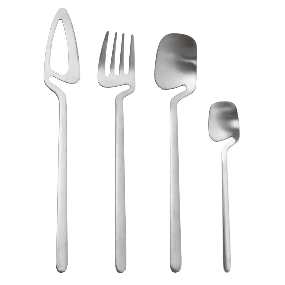 Подвесной набор столовых приборов из нержавеющей стали для детей|Столовые