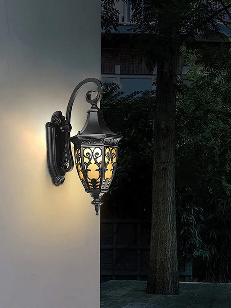

Outdoor Wall Lamp Porch Light Waterproof Aluminum Housing Wall Mount Lantern Sconce E27 Lights for Garage Doorway Entryway Home