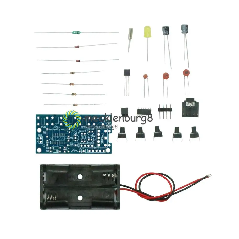 Беспроводной комплект стереозвука с FM радио 1 8 3 6 В 76 108 МГц PCB модуль приемника DIY
