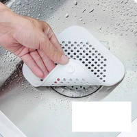 square shower drain silicone kitchen sink filter hair stopper catcher filter bathroom kitchen sink drain cover