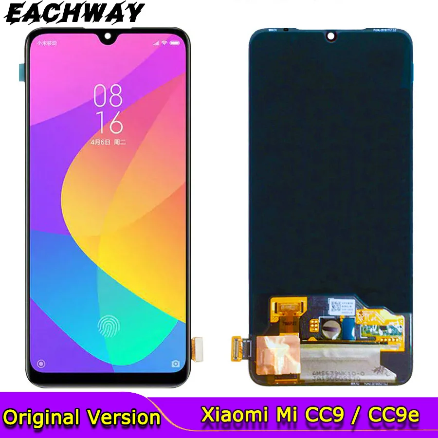AMOLED экран для Xiaomi Mi CC9 E LCD MI A3 дисплей дигитайзер сенсорный Замена 6 39 &quotXiaomi MiCC9 CC9E
