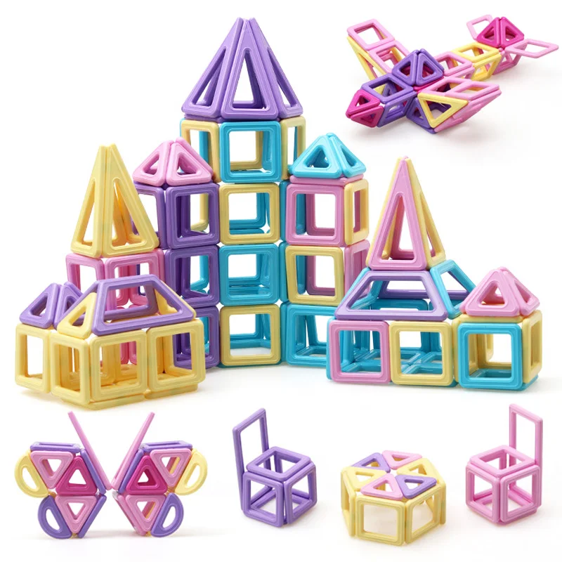 Bloques de construcci&oacute;n magn&eacute;ticos para ni&ntilde;os, juego de modelado de dise&ntilde;ador, juguetes magn&eacute;ticos para regalo, 62-346 piezas-1