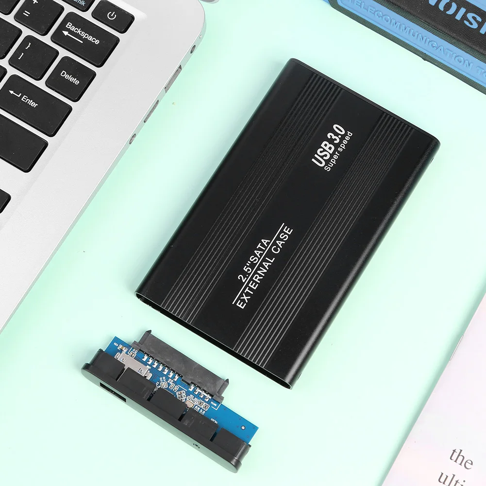 Жесткий диск SSD мобильный жесткий чехол 2 5 дюймов SATA 3 ТБ USB 0 5Gbps Внешний корпус