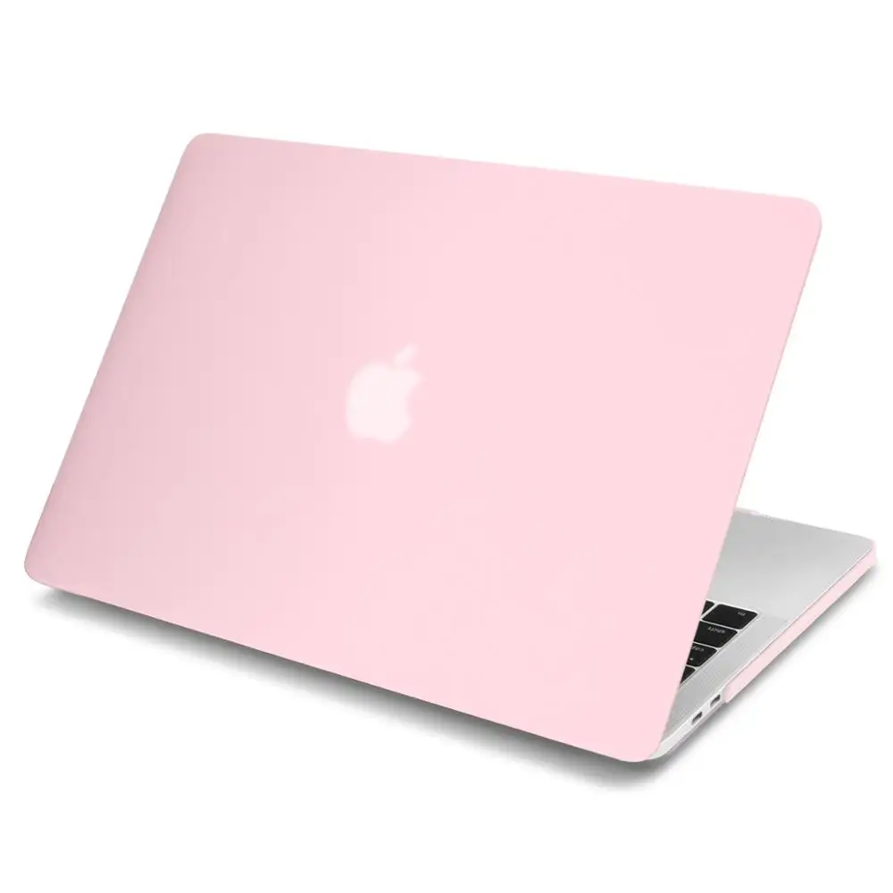 Solid Pink Кейс для ноутбука за Macbook Air 1113 дюймов A1466 A1932 Pro 13.3 15 retina A1706 A1708 A1989 Сумка для ноутбука - Цвет: Solid Pink