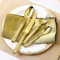 high quality 304 stainless steel western tableware wheat ear mirror light steak knife and fork hotel restaurant utensils set