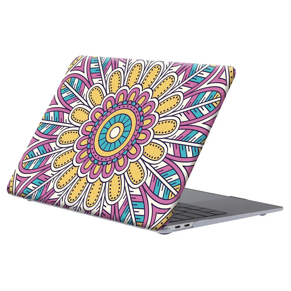Чехол для ноутбука Apple MacBook Air 13/11 дюйма/MacBook Pro 13/15/16 дюйма/Macbook 12 с цветком Мандала