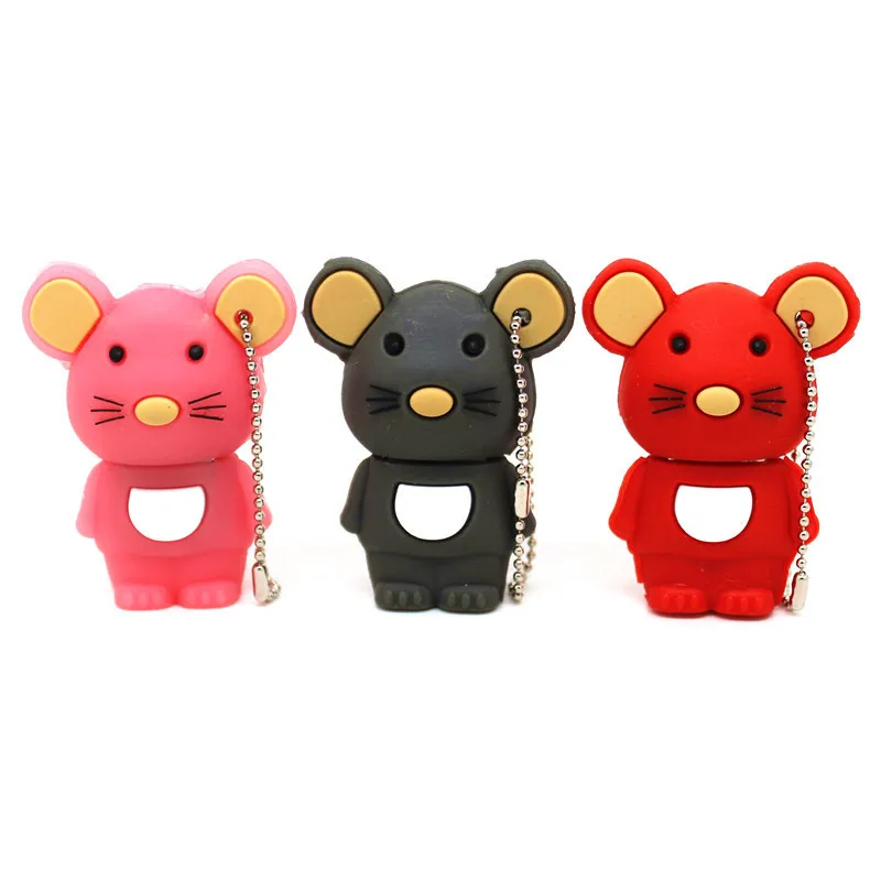 USB флеш накопитель милая мышь 32 ГБ 4 8 16 64 Гб флешка U диск 128 Мб мини мультяшный