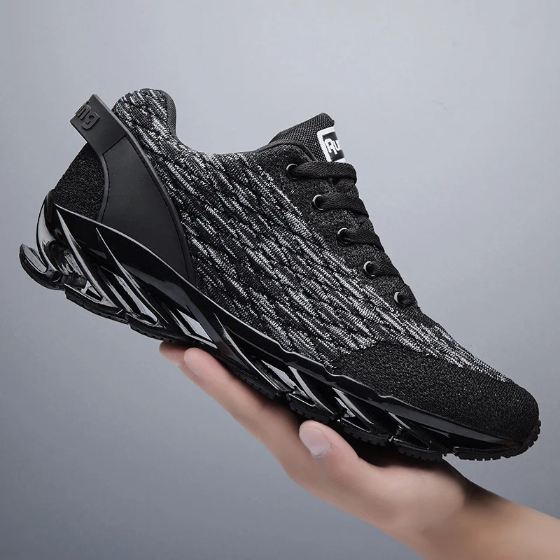 

Дышащие повседневные кроссовки; sapato; zapatillas knitting para man; Спортивная обувь; sapatilhas informales; Черные удобные кроссовки