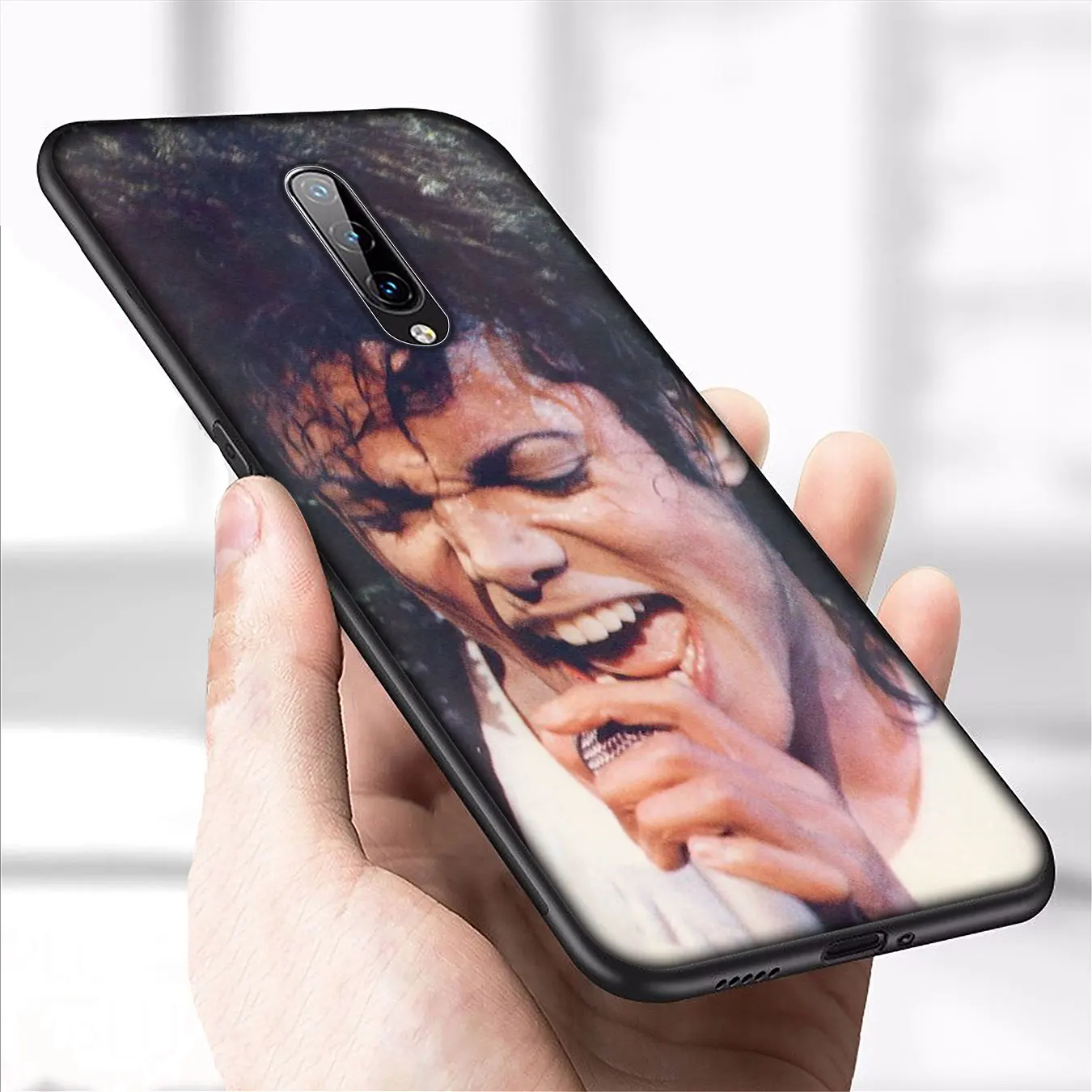 Мягкий силиконовый чехол для телефона Michael Jackson Oneplus 7T 7 Pro 6 6T 5T One Plus черный из ТПУ |