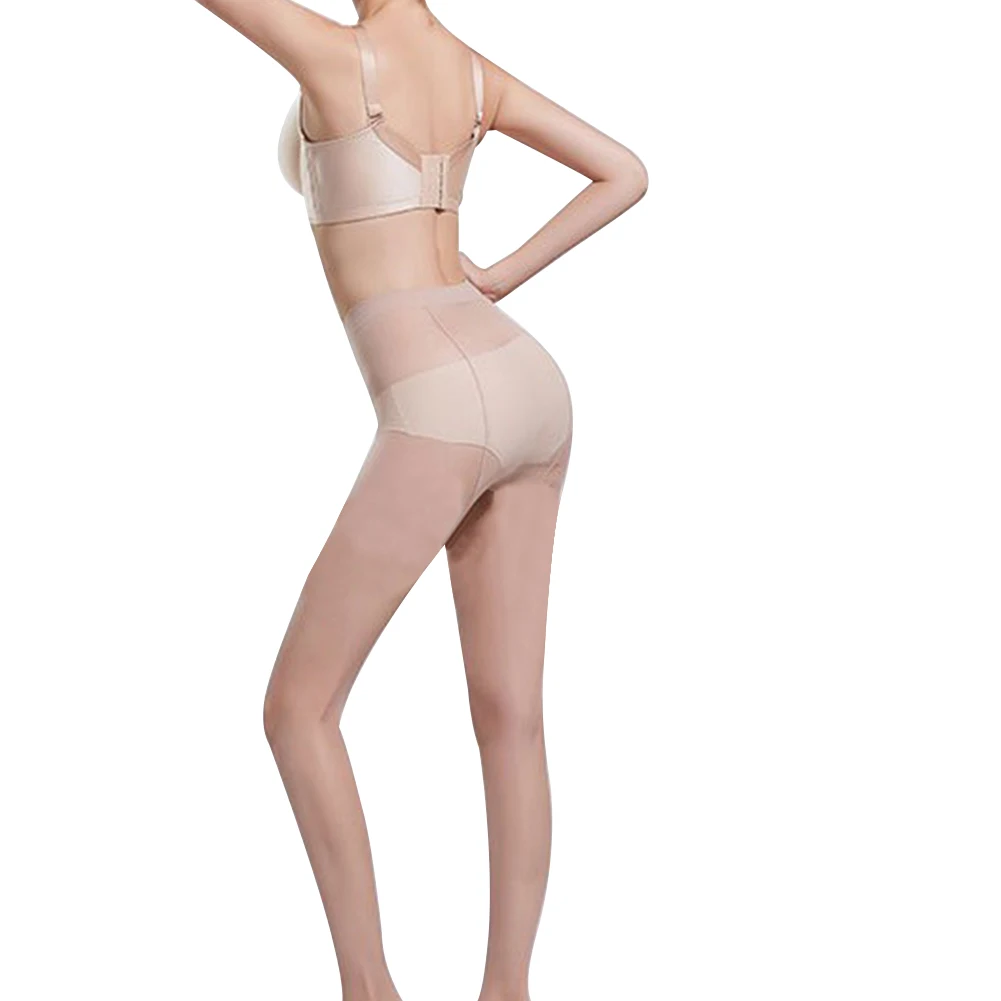 Пикантные женские тонкие прозрачные Суперэластичные шелковые колготки для