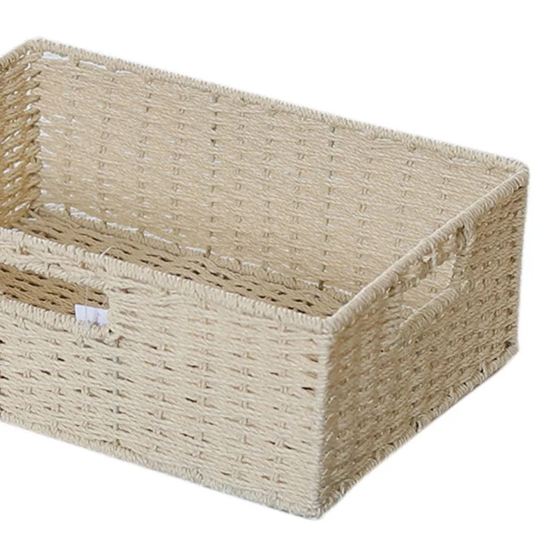 

Storage Bin Baskets for Desktop Cosmetic Sundries Underwear Toys Storage Box Woven Storage Basket Finishing Container