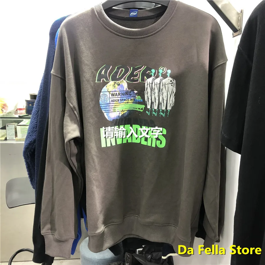 

2020 Adererror Invaders Sweatshirts Men Women Ader error Space Invader Hoodie High Quality Korean Adererror Hoodies