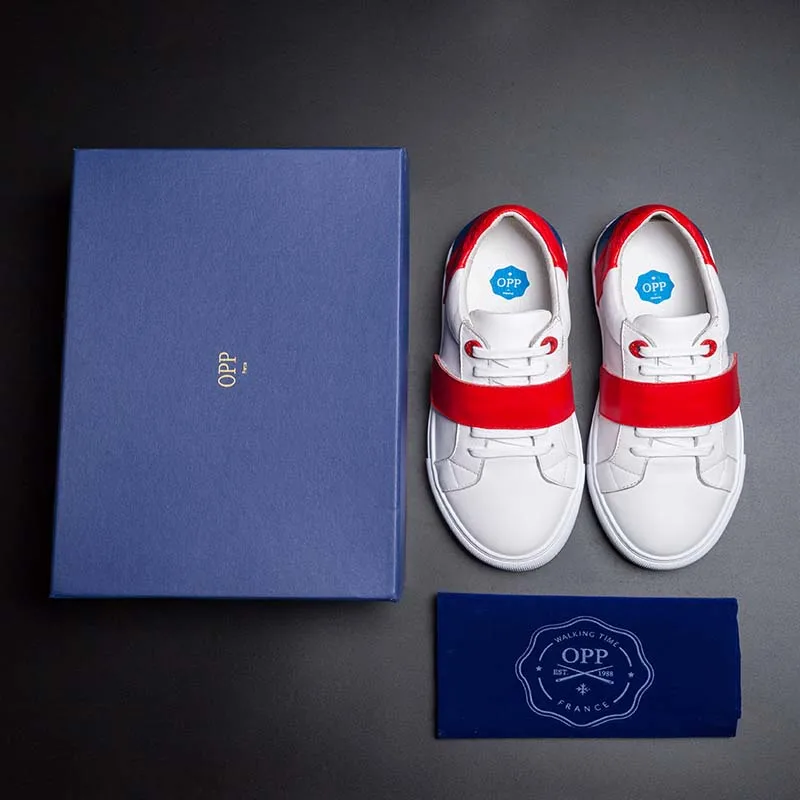 OPP мужская обувь летняя кожаная дышащая повседневная в английском стиле для