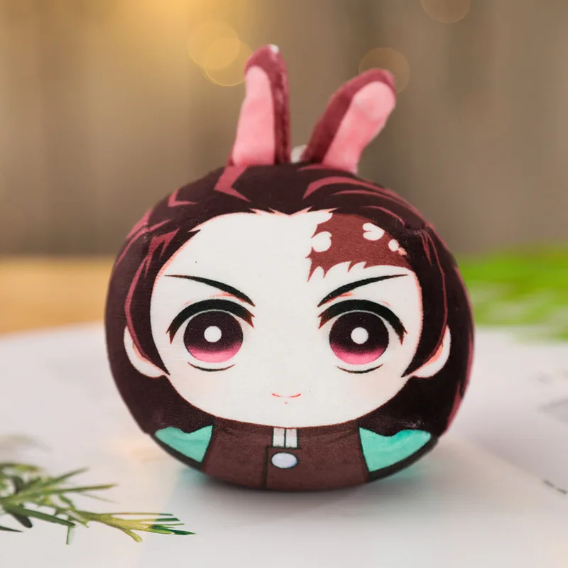 Демон Slayer Косплей плюшевые игрушки брелок Kimetsu No Yaiba Kamado Tanjirou Nezuko набитый