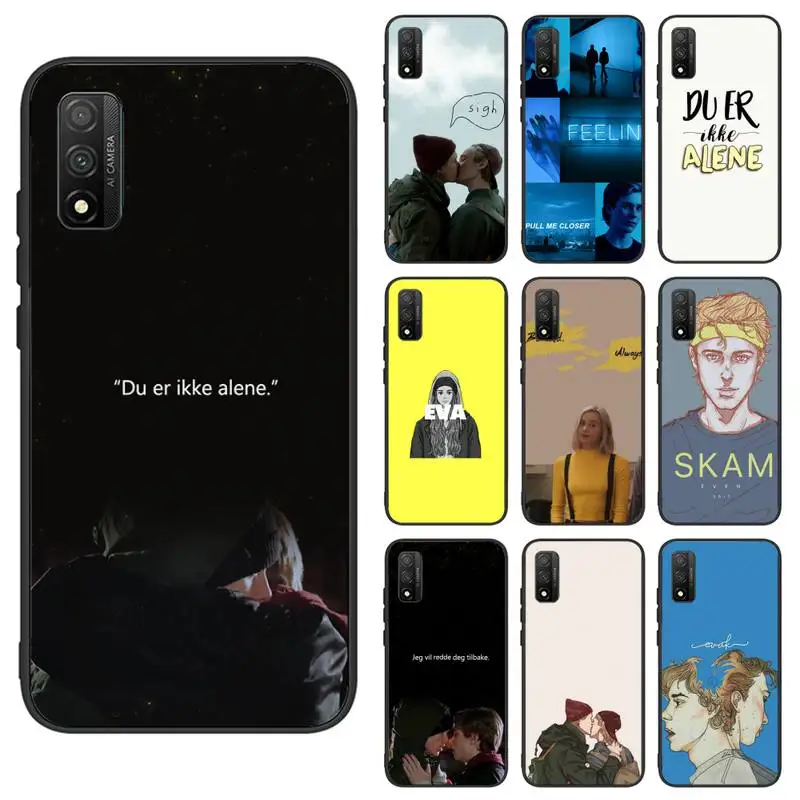 

Norwegian TV Skam Phone Case For Huawei Y5 Y6 Y7 Y8 Y9 Nova 4 5 6 7 Pro Se Soft Back Cover