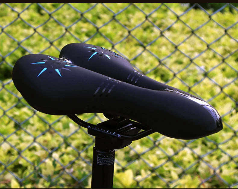 Велосипедное седло дышащая искусственная кожа пустотелая подушка Удобная