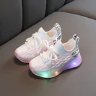 Детская спортивная обувь со светодиодной подсветкой, светящиеся кроссовки для мальчиков и девочек, детские светящиеся кроссовки для бега, детская обувь с подсветкой для малышей