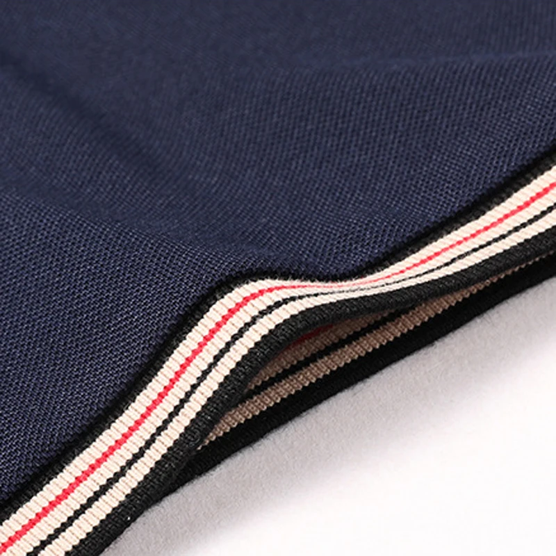 

High Quality Men Polo Shirt Top Plus Size 4XL 3XL Brand Logo Short Sleeve for Summer Stripes Collar Fashion Casual A07171242