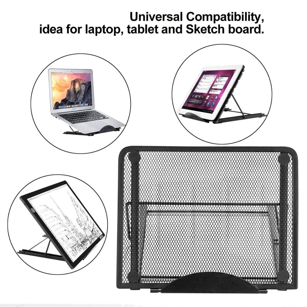 

5d Diamond Painting Led Light Pad Stand Holder Adjustable Ventilated for Diamond Embroidery Led Tracing Box Pad Laptop 1pcs