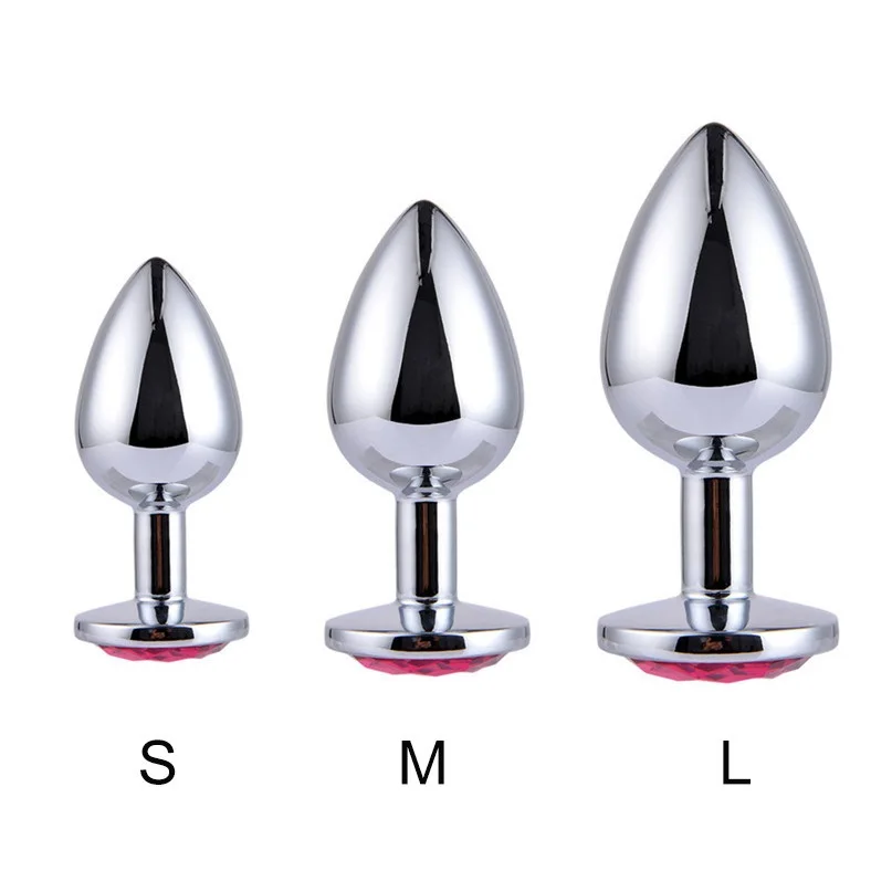 Эротическая Анальная пробка S/M/L со стразами|Анальные пробки| |