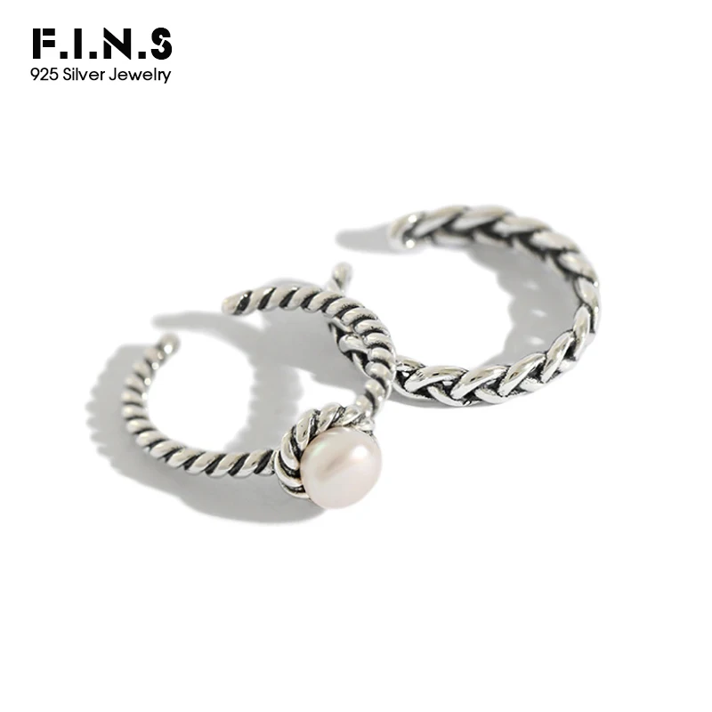 Кольцо женское винтажное из серебра с жемчугом|Кольца| |