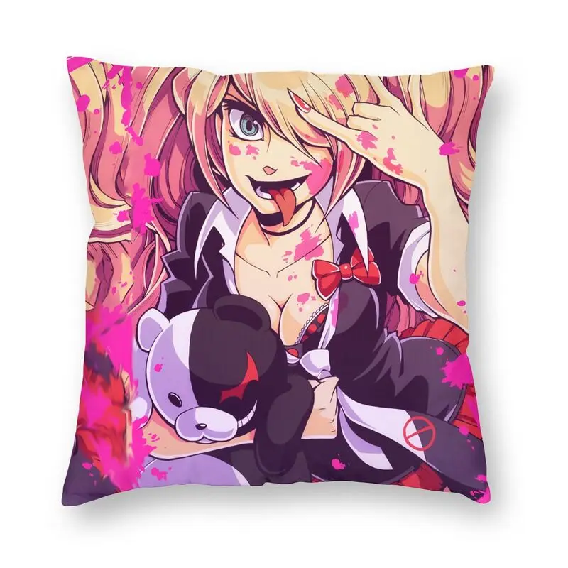 

Чехол Danganronpa с рисунком на двух сторонах, напольная подушка, чехол для автомобиля, Оригинальный чехол, украшение для дома