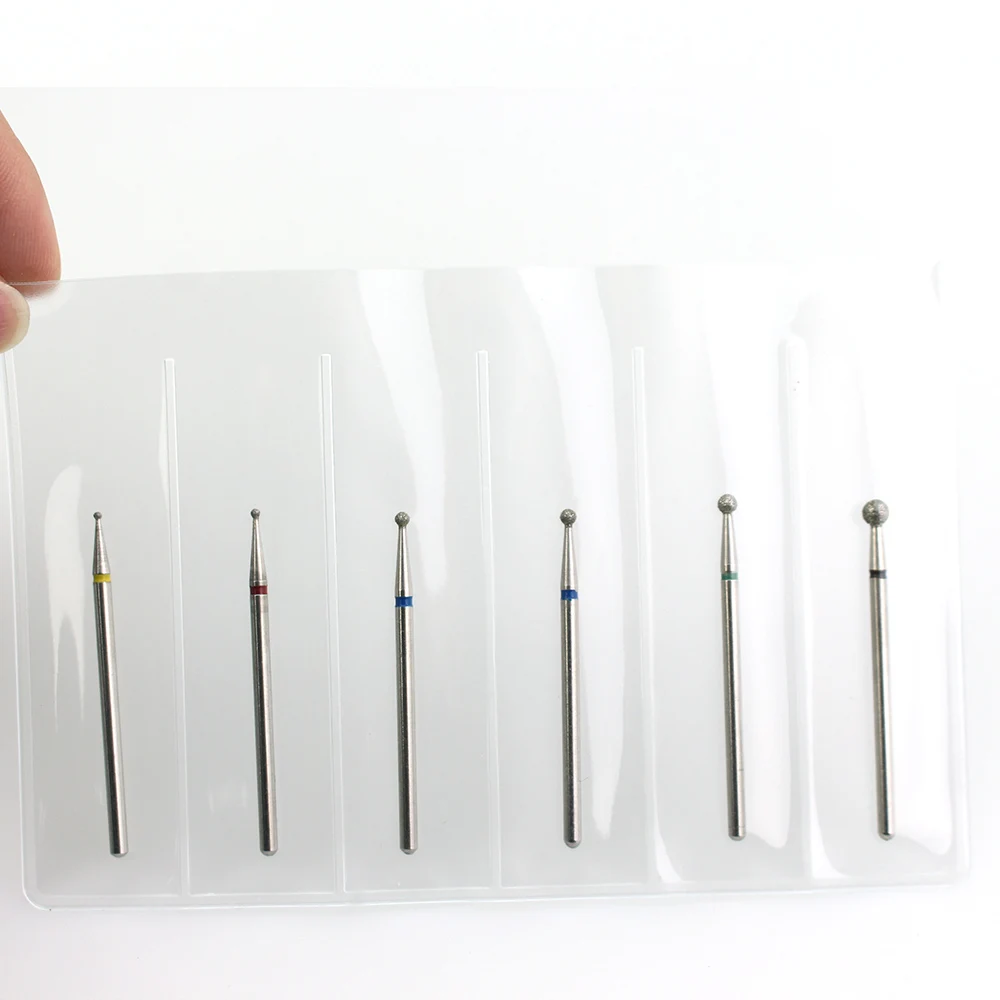 Алмазная дрель для ногтей 6 шт. электрическая фреза маникюрного аппарата