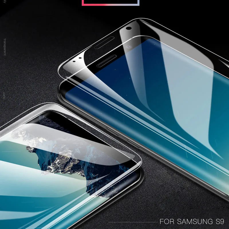 3D полное покрытие ПЭТ пленка для samsung Galaxy S6 S7 S9 Plus NOTE8 протектор экрана