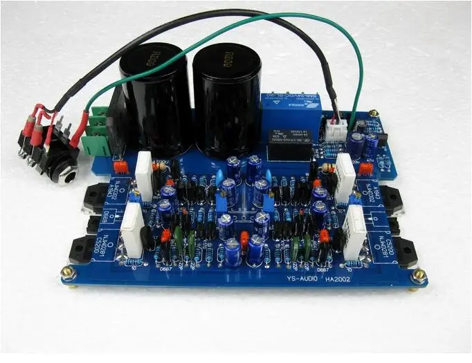 

HA2002 power amplifier board (with headphone output) (refer to the famous HA5000 circuit) 80W+80W