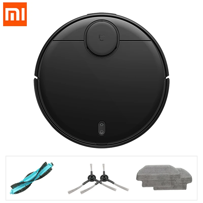 Black p1 Xiaomi STYJ02YM уборочный робот-пылесос для дома автоматическая стерилизация пыли умный планируемый wifi подключение - Цвет: Black p1