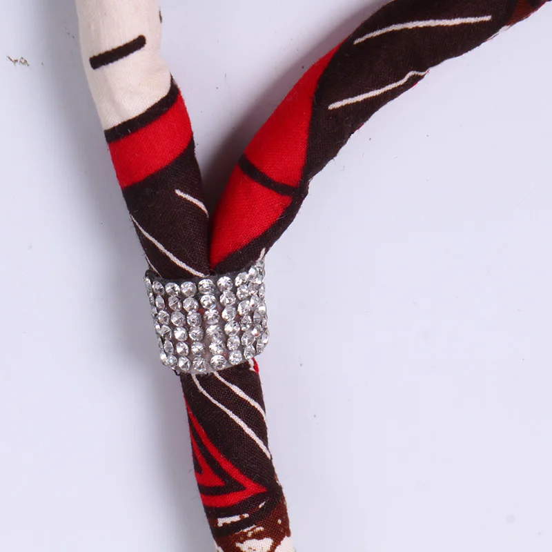 Африканское ожерелье с принтом Анкары Африканские Этнические украшения ручной