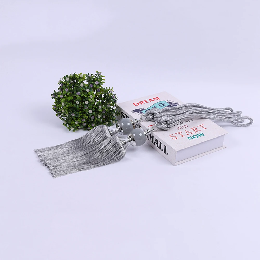 2 шт./компл. держатель для штор с кисточками завязки бусинами подвесные