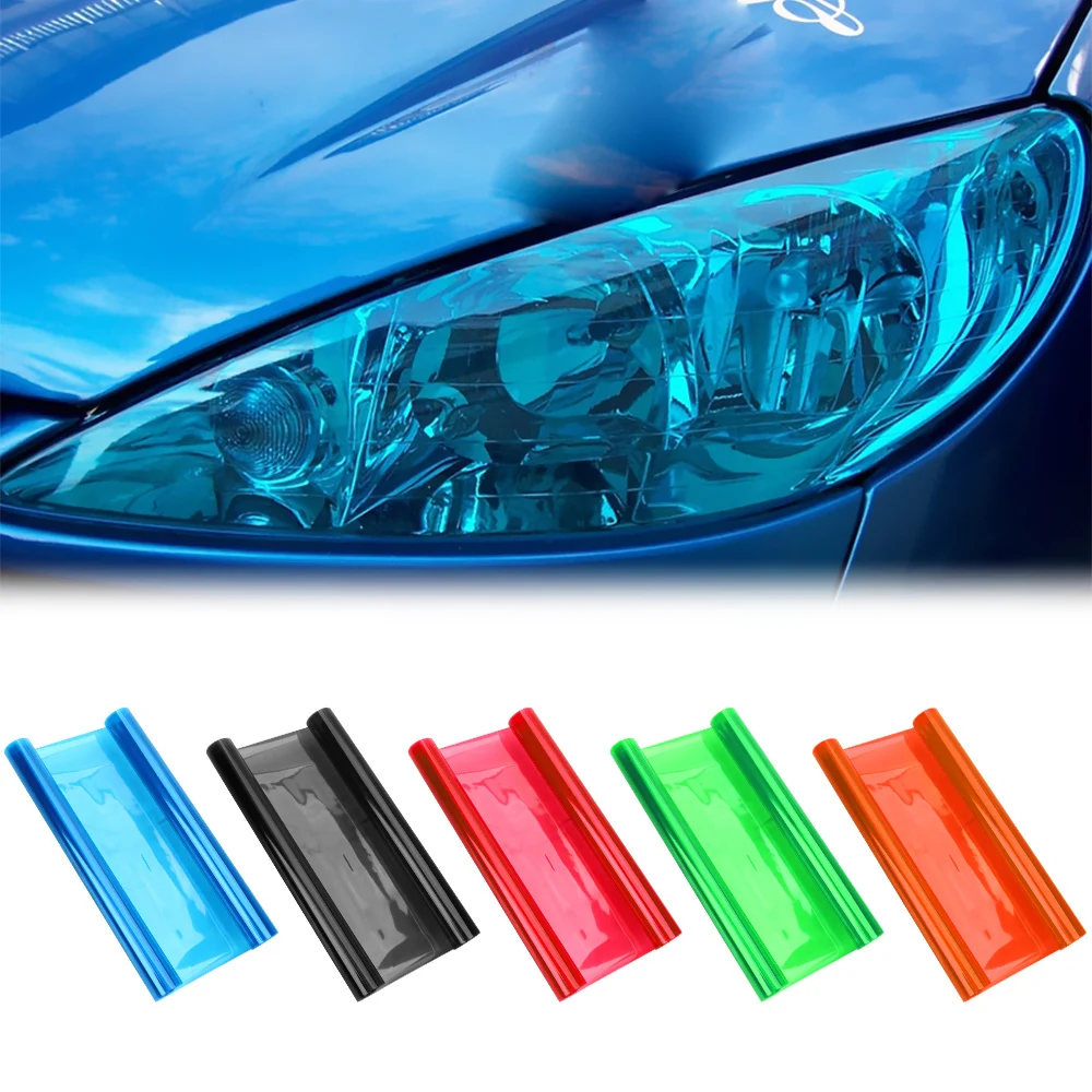 5 цветов 30 см * 100 авто светильник головной хвост Оттенок Виниловая пленка StickerEasy