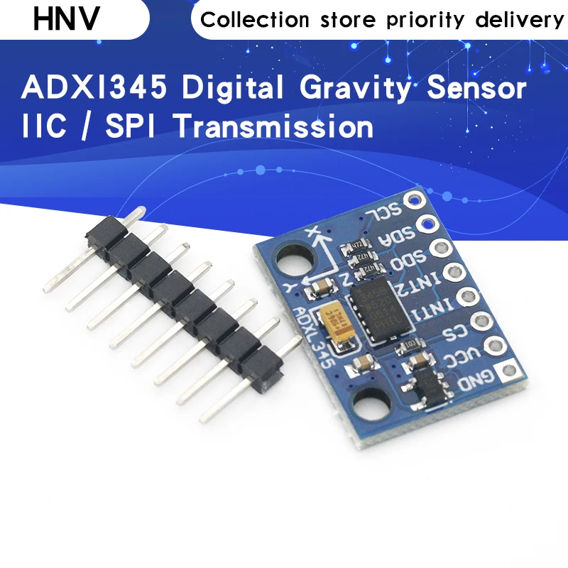 GY 291 ADXL345 цифровой трехосный модуль наклона силы тяжести IIC / SPI