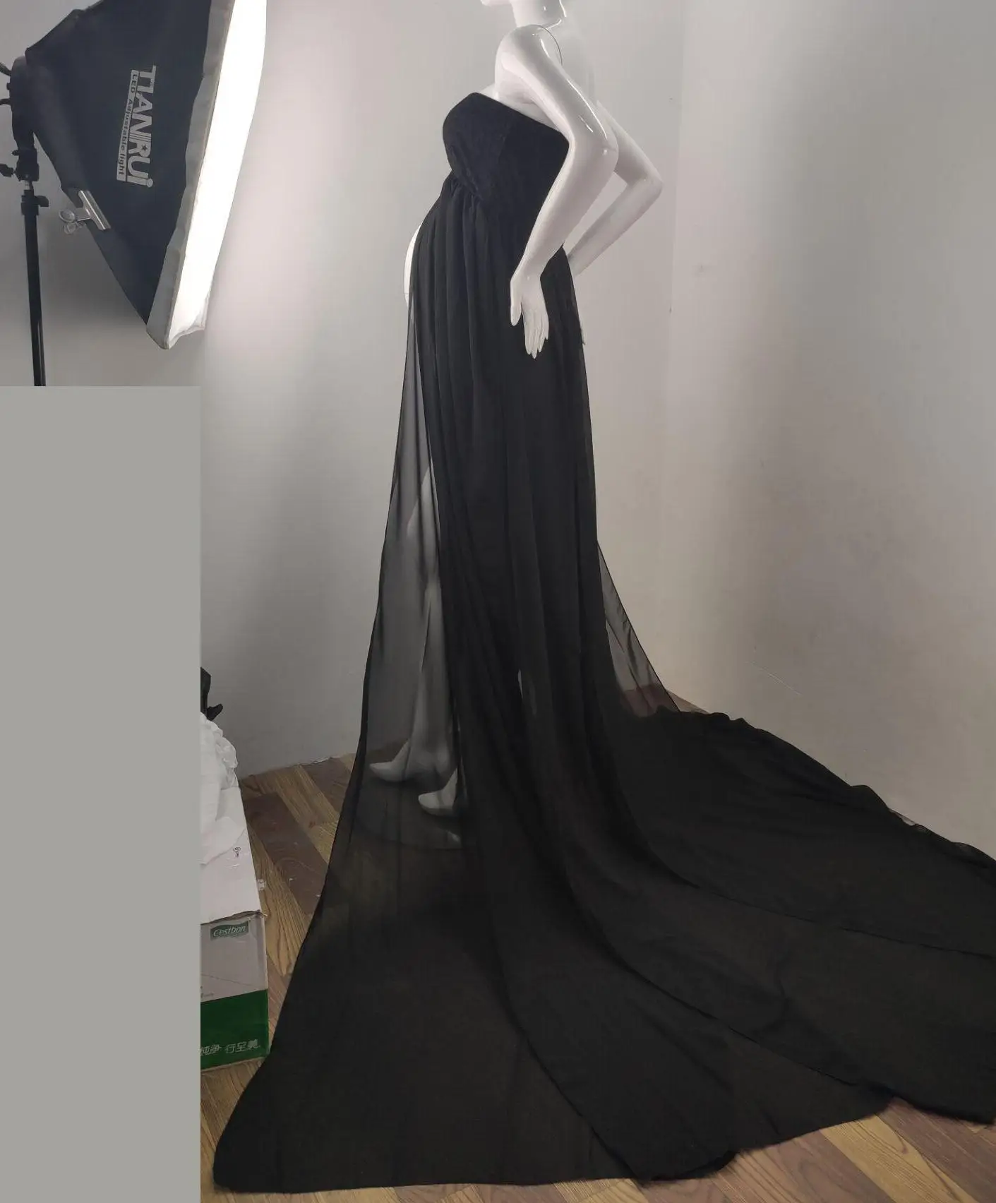 Новинка Платье для беременных кружевное платье фотосъемки длинное с плавающим