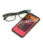 Беспроводные смарт-очки с поддержкой Bluetooth 2021, водонепроницаемые музыкальные наушники с функцией громкой связи и защитой от сисветильник, 5,0