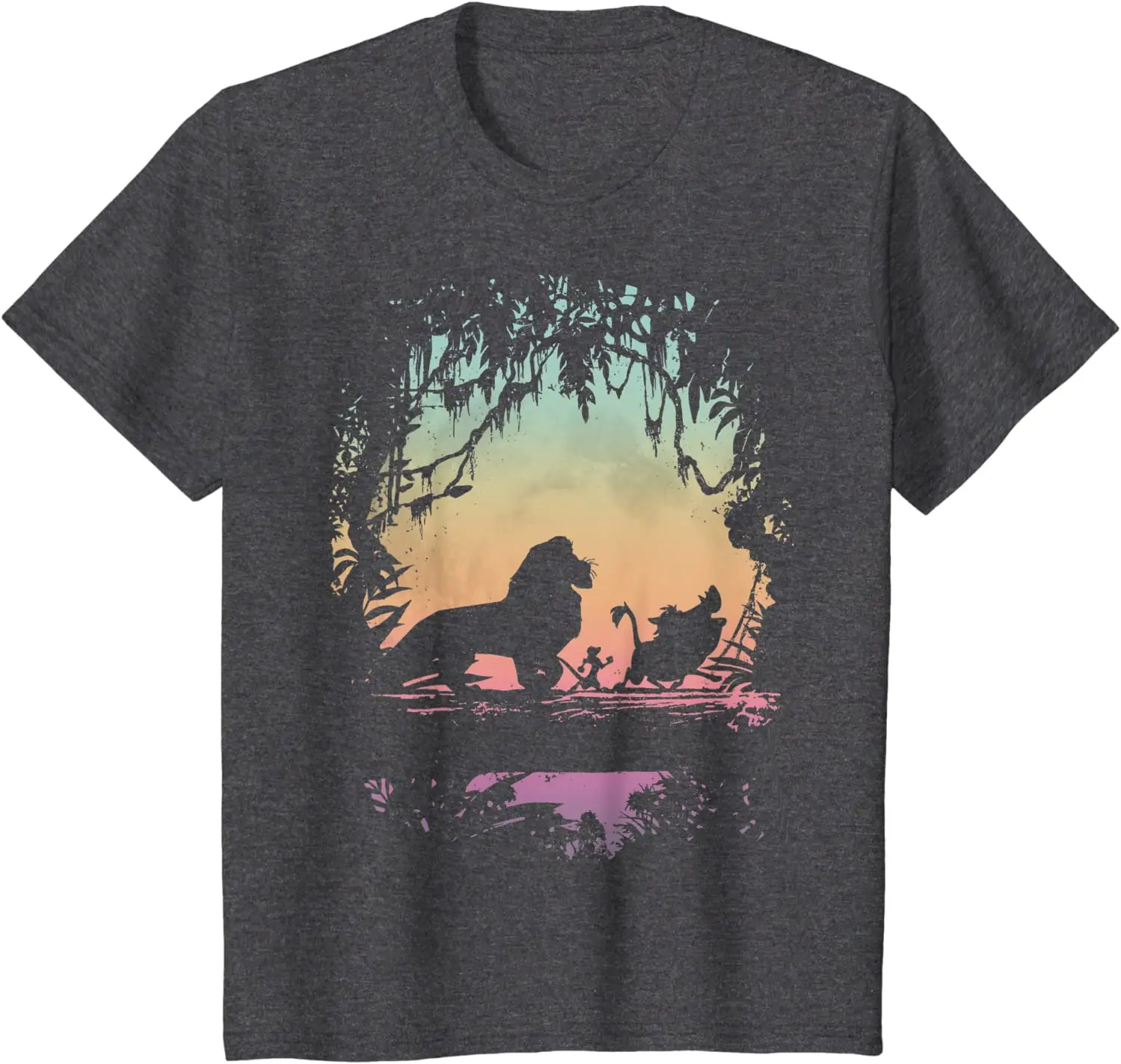 

2021 Summer Men's T-shirt Forest Animal Pattern Printing Casual High-quality Cotton All-match Oversized Men's Clothing