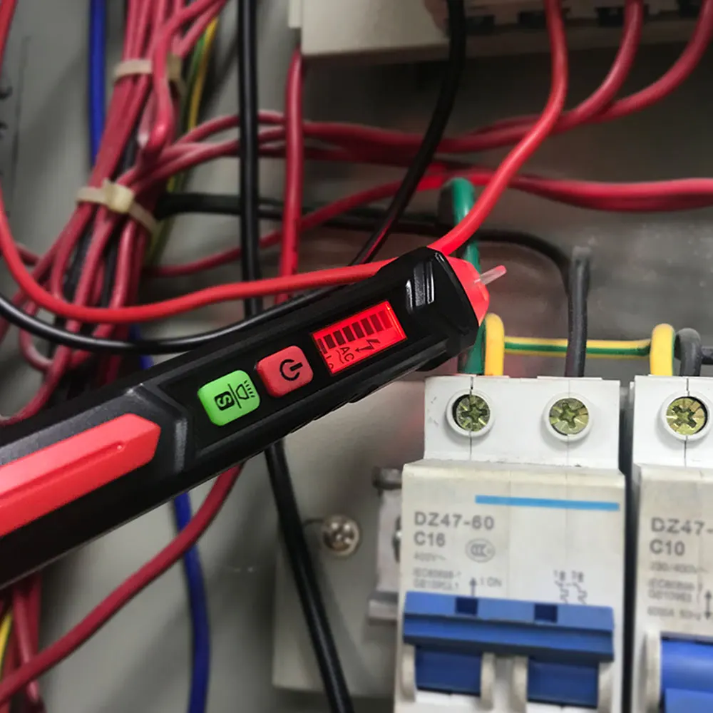 Цифровой детектор напряжения TASI Бесконтактный Карманный тестер с ЖК дисплеем и