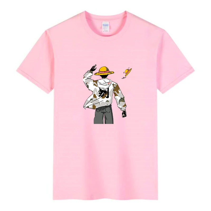 

Boy's Clothing Girl's T-Shirt One Piece Anime Print Girl's Funny Clothing Boy's Clothing Children's 2021 Top Baby's T-Shirt