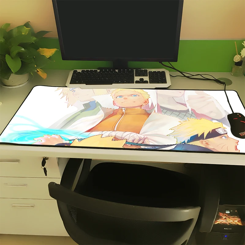 XGZ мультяшный Искушение Большой размер Коврик для мыши Черный Замок боковой