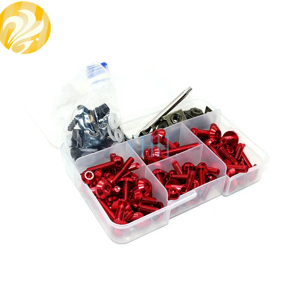 

CNC Motorcycle Fairing Bolt Kit Screws For Kawasaki Z1000 Z 1000 2015-2016 15-16 NINJA650 ER6F ER6 Red NINJA 650 ER-6F ER-6
